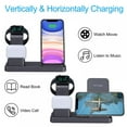 thumbnail image 4 of 3 In 1 Wireless Charger  Wireless Charging Station Compatible With  Watch Series 5/4/3/2/1, 4 of 8