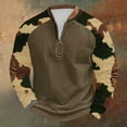 thumbnail image 1 of Blusas y camisas de manga larga con cuello redondo Sudadera con capucha de cuello redondo para hombre Jersey estampado Top de manga larga Blusa de poliéster para hombre, 1 of 4