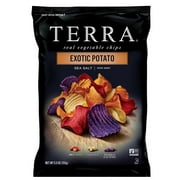 Terra Vegetable Chips, Exotic Potato with Sea Salt, 5.5 oz. (Pack of 6)
