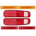 thumbnail image 3 of NewYall Left Right Tail Light Lens Only Taillamp Housing and Side Marker Light Fender, 3 of 4
