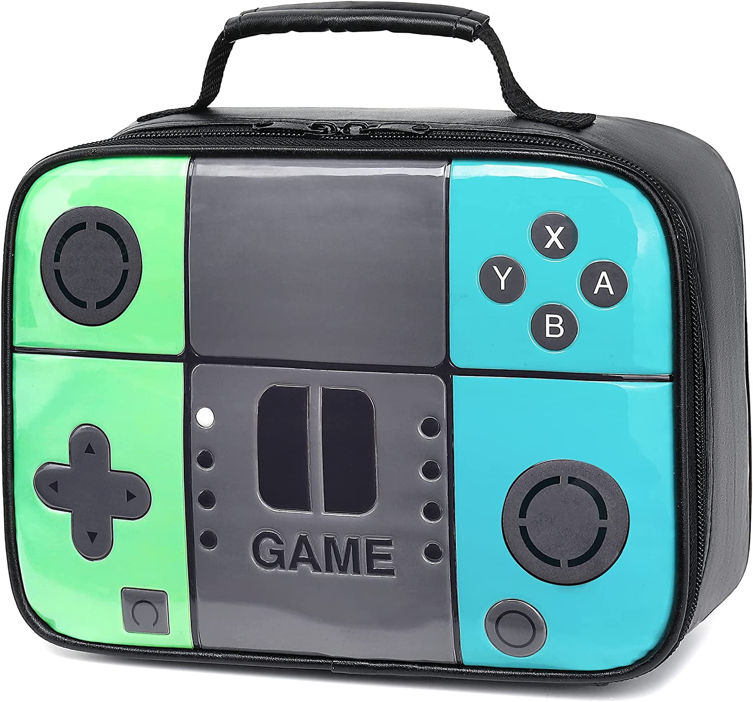 Tongtai Kids Lunch Box Boy Insulated Lunch Bag Game Leather Thermal