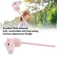 thumbnail image 3 of Stick Hobby Horse Riding Toy, Stick Horse Plush Handcrafted Hobby Horse on A Stick , 27.56inch 2 Sound Effect Plush Horse Stick Toy with  Neighing Sounds, 3 of 7