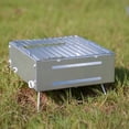 thumbnail image 3 of Portable Grill for 1-2 man,BBQ,Outdoor Folding Barbecue,Home BBQ,Patio Charcoal Portable Grill, 3 of 7