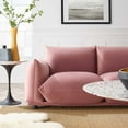 thumbnail image 7 of Sofa, Velvet, Pink, Modern Contemporary Urban Design, Living Lounge Room Hotel Lobby Hospitality, 7 of 7