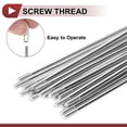 thumbnail image 6 of 20 Set 12G Bicycle Spokes 190mm Bike Wheel Spokes Carbon Steel Galvanized Silver Tone, 6 of 7