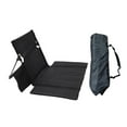 thumbnail image 1 of Silla de suelo con bolsa de almacenamiento, versátil, portátil para adultos, ligera y con respaldo. Negro, 1 of 8