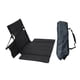 thumbnail image 1 of Silla de suelo con respaldo, ultraligera, estable, plegable, para camping, jardín. Negro, 1 of 9