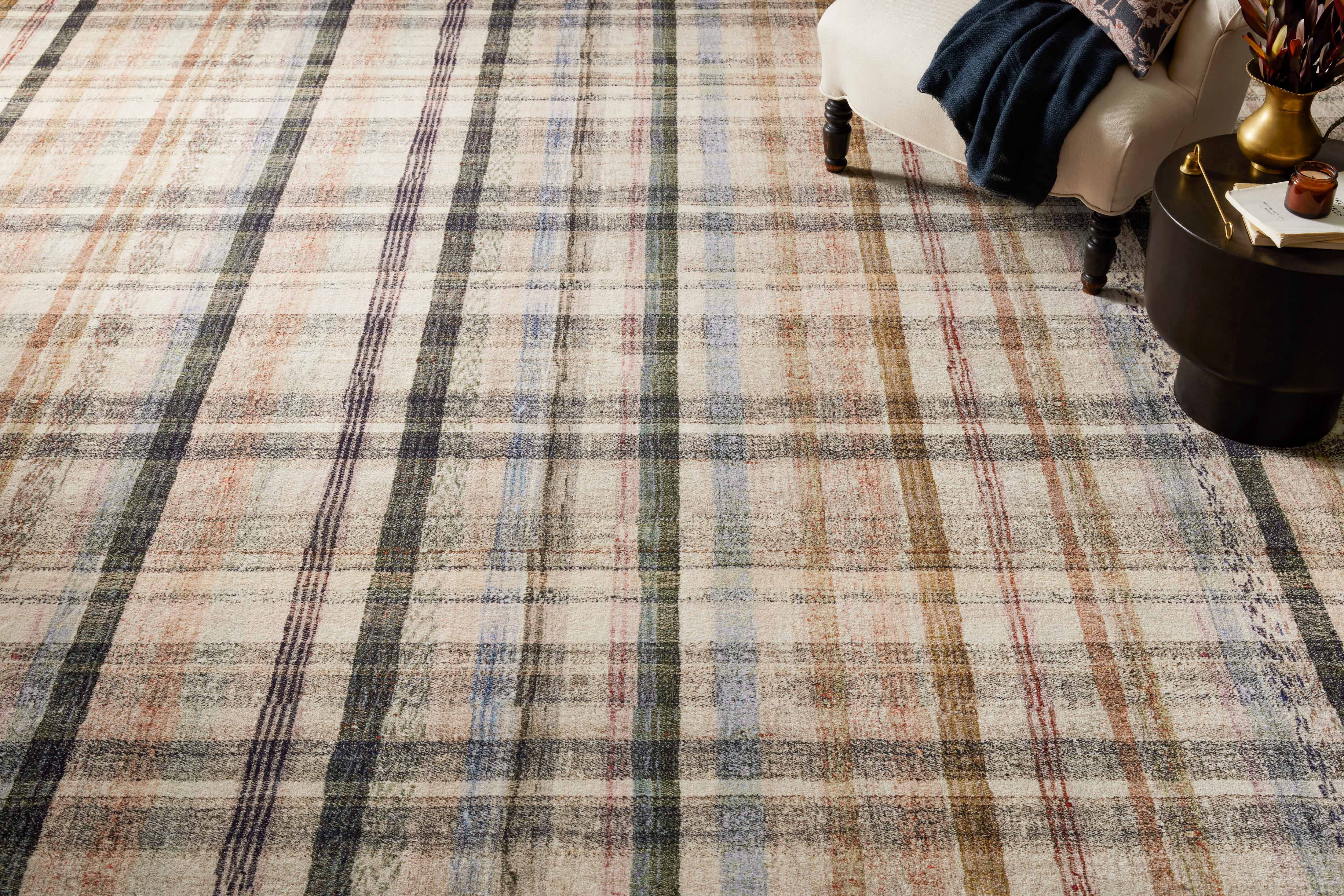 Chris Loves Julia x LoloiHumphrey Ivory / Multi 3'-6" x 5'-6" Accent Rug