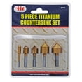 thumbnail image 2 of 5-pc. Titanium Countersink Bit Set, 2 of 2