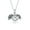 Silver, variant on Womens MY SUNSHINE Words Sunflower Locket Pendant Necklace Sterling Silver