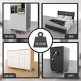 thumbnail image 5 of Heavy Duty Furniture Dolly with 5 Wheels, Carbon Steel Panel Lifter for Moving Appliances and Sofas, 5 of 6