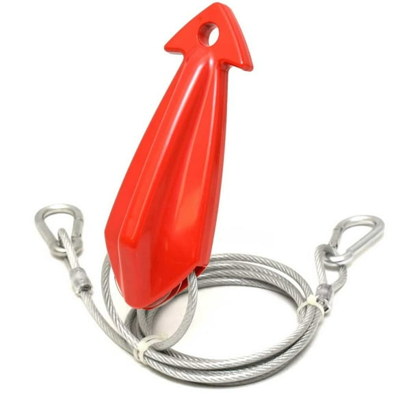 Boater Sports Boat Ski Tow Harness 52430 | 8 Ft Steel Cable