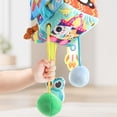 thumbnail image 5 of Baby Tissue Box Toy Baby Tissue Box Hanging Toy with Squeaky Sounds Crinkle Texture Mirror for Sensory Stimulation Montessori Newborn Tummy Time Activity Toy for Crib Stroller Play Gym,B, 5 of 5