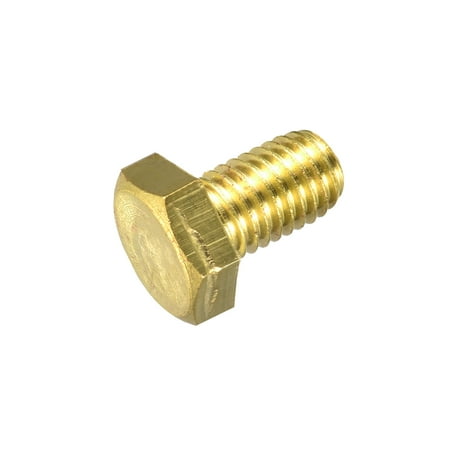 

Brass Hex Bolts M12x20mm 1 Pack Fully Thread Grade 4.8 Machine Screws