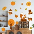 thumbnail image 4 of Vikakiooze Home Decor Wall Decor Wall Sticker Self Thanksgiving Wall Stickers Bedroom Living Room Bedside Home Stickers Leaf Wreath, 4 of 7
