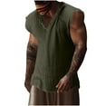 thumbnail image 2 of cllios Men's Workout Tank Tops Sleeveless Muscle Gym Henley Shirt Casual Basic Summer Beach Tops Gym Workout Shirt Athletic Running Tee for Men, 2 of 6