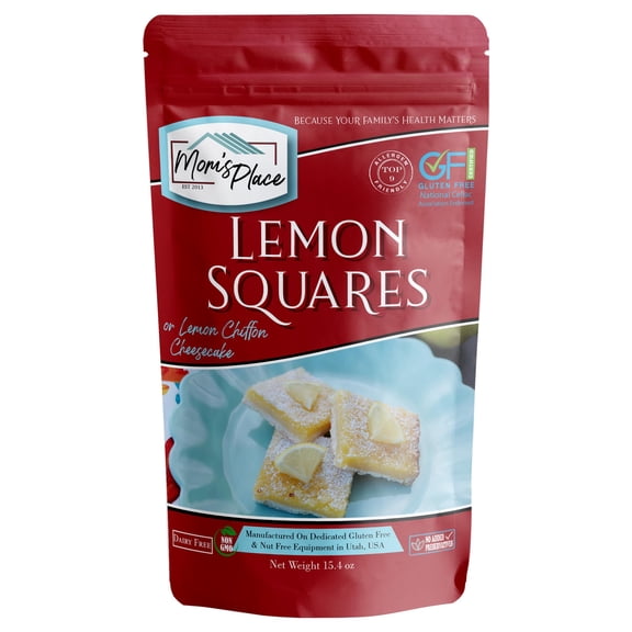 (Pack of 6) Mom's Place Lemon Square Mix 15.3 Oz