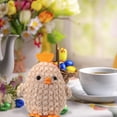 thumbnail image 5 of Easter Cartoon Three Colorful Chicken Costume Pendant For Party Plush Chick Figurine Easter Decorations Home Decor, 5 of 6