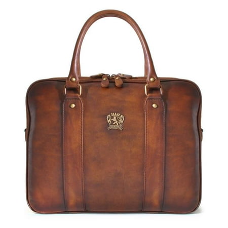Pratesi Mens Italian Leather Magliano Bruce Laptop Briefcase in (The Best Italian Shoes)