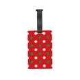 thumbnail image 6 of Balery White and Green Polka Dot Print Durable Luggage Tags with Secure Strap, Personalized Travel ID Tags for Suitcases, Bags, and Backpacks - Easy Identification for Men and Women, 6 of 8