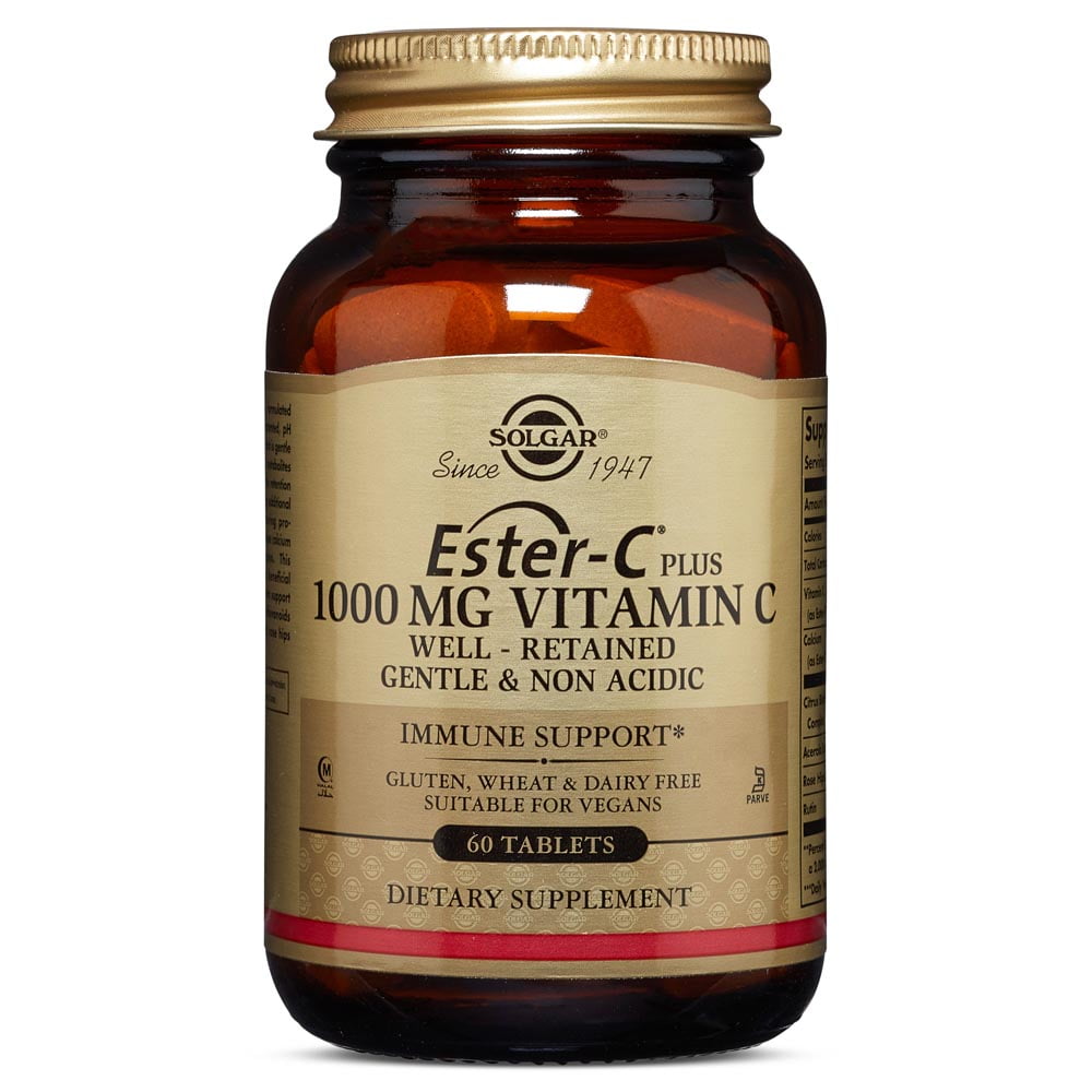 Solgar EsterC Plus 1000 mg Vitamin C (EsterC Ascorbate Complex) 60