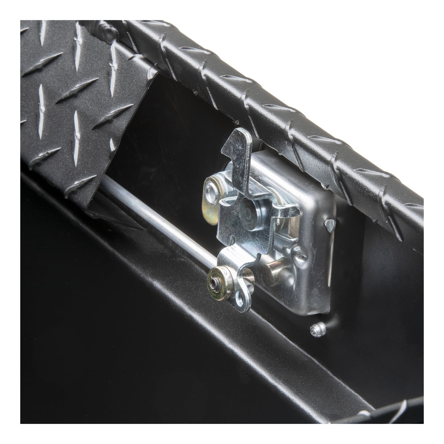 UWS EC10603 72-Inch Matte Black Heavy-Wall Aluminum Truck Tool Box with Low Profile, RigidCore Lid