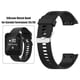 thumbnail image 1 of Correa de pulsera de silicona para reloj Garmin Forerunner 35/30 (negro), 1 of 8
