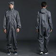 thumbnail image 3 of ZHaobin Coveralls Breathable Safety Clothing Work Dustproof Anti-static Spray Paint Clothes Sanitary Protection Jumpsuit Hazmat Zip Suit (Navy,6XL), 3 of 7