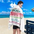 thumbnail image 5 of SKYSONIC Beach Towels 30"x60", Hello Summer Card Watermelon Cute Cat Sunglasses Camping Towels Sand Free Beach Towel, Large Beach Towels Quick Dry Bath Travel Towels Pool Yoga Beach Mat for Men Wome, 5 of 7