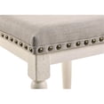 thumbnail image 3 of Home Square 2-Piece Counter Height Stool Set in Oak and Antique White Finish, 3 of 4