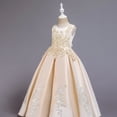 thumbnail image 2 of BintaRealwax Flower Girls Princess Ball Gown Dress Wedding Flower Girl's Cute Evening Dress, 2 of 3