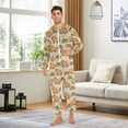 thumbnail image 3 of joogoo Capybara Rainbows Unisex Adults Onesies Pajamas Jumpsuits L, 3 of 7