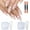 White 2 Jars, variant on 2026 New Arrival 2Pcs White Pearl Chrome Nail Powder, Iridescent Aurora Mirror Effect Pigment, Pearlescent Mermaid Dust for Nail Art Decoration