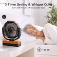 thumbnail image 4 of Ventilador de Camping FRIZCOL 3 en 1 Recargable con Batería de 24000mAh Naranja, 4 of 6