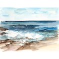thumbnail image 3 of Harper, Ethan 14x12 Black Modern Framed Museum Art Print Titled - Coastal Watercolor V, 3 of 5