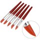thumbnail image 5 of Set de 5 cepillos de silicona con punta de goma Rojo Talla L TUNC Sencillez, 5 of 5