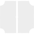thumbnail image 4 of 38"OD x 1"ID x 22 3/4"C x 1"P Locke Architectural Grade PVC Contemporary Ceiling Medallion, Two Piece, 4 of 11
