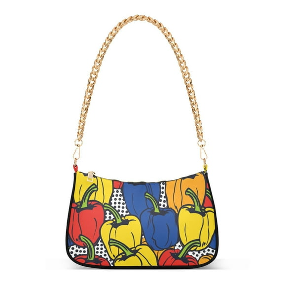 ChiliesWomen Small Shoulder Bag Crossbody Tote Hobo Bags Purse Clutch Handbags with Chain Strap for Women