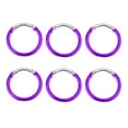 thumbnail image 3 of Almencla 6x Cercle Rond Mousqueton Camp Ressort Clip Crochet Porte-Clés Camping, 3 of 6