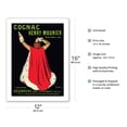 thumbnail image 2 of Cognac Henry Mounier - Fine French Cognac - Vintage Advertising Poster by Leonetto Cappiello c.1905 - Bamboo Fine Art 290gsm Paper (Unframed) 12x16in, 2 of 4