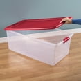 thumbnail image 2 of Sterilite 1499 106 Quart Latching Box Plastic Stackable Storage Container Bin, 2 of 3