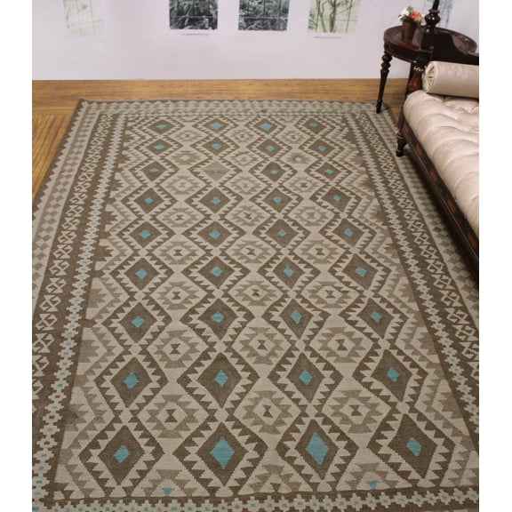 Winchester Anis Ivory/Brown Rug, 6'10" x 9'11"