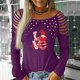 thumbnail image 2 of Blusa de manga larga con estampado de día de San Valentín y hombros descubiertos para mujer Pompotops  gfhjh17979, 2 of 7
