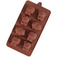 thumbnail image 2 of Juego de moldes de silicona para hornear de 2 figuras de animales, antiadherentes, no tóxicos para chocolate, dulces, pasteles, pudines, gelatinas y gofres, 2 of 6