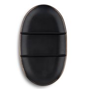 Thyme & Table Stoneware Divided Serving Platter, Onyx Collection