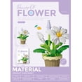 thumbnail image 3 of Adorno de planta en maceta con forma de flor y bloque de construcción, tamaño pequeño, girasol, rosa y lirio, compatible con juguetes de bloques de construcción LEGO para niñas, 3 of 5
