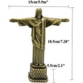 thumbnail image 3 of Metal Brasil Crist Redentor Jesús estatuilla Cristo Redentor estatua Jesucristo estatua regalo decoración del hogar católica, 3 of 5