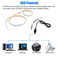 thumbnail image 3 of Rétroéclairage TV LED, Bandes Lumineuses LED Néon RGB pour HDTV Éclairage Néon avec Télécommande USB Bandes LED Rétroéclairage TV, 3 of 7