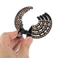 thumbnail image 3 of Ofertas Únicas 1 Pc Clips de Pelo Grace Dome Redondos para Mujeres y Niñas 3.03"x2.68"x0.98" Champán, 3 of 5