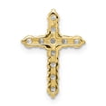 thumbnail image 3 of 14K Yellow Gold AA Diamond Cross Pendant, 3 of 7